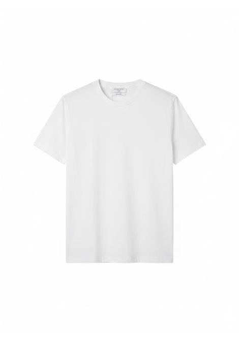Daniele Fiesoli mercerized cotton crewneck t-shirt with side slits white DANIELE FIESOLI |  | 43150001